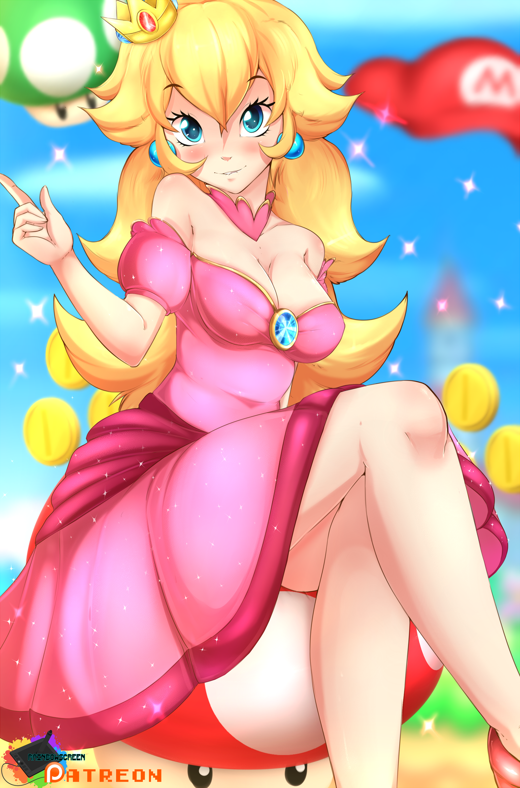Not the princess peach naked right! good Final, princess peach naked